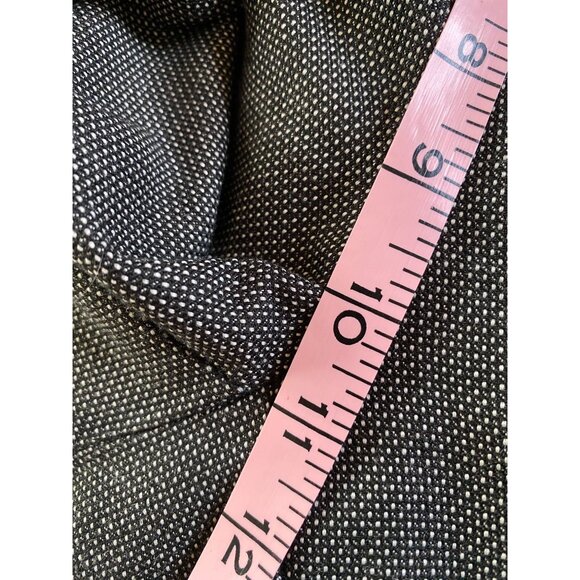 Avenue Black Career Mini-Check Unlined Dress Cuffed Pants Office core Size 16 - Picture 8 of 10